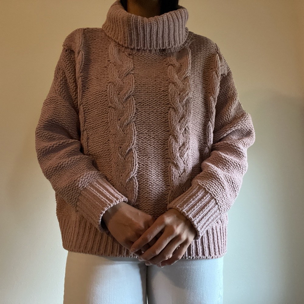 Oversized Turtleneck Sweater